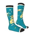 thumbnail image 3 of Balery World Map With Landmarks Fun Novelty Socks Men'S Women'S Crew Socks Funny Crazy Novelty Socks Quirky And Cool Socks, 3 of 9