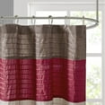 thumbnail image 2 of Gracie Mills Nixon Faux Silky Lightweight Shower Curtain - GRACE-3783, 2 of 3