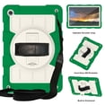 thumbnail image 2 of Dteck Kids Case for Samsung Galaxy A9 Plus 11-inch 2023 (X210,X215,X216),Heavy Duty Armor Rotating Stand Case Shockproof Hard Back Cover with Hand/Shoulder Strap,Deep Green, 2 of 9