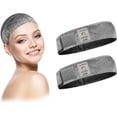 thumbnail image 1 of Temogu-gris Bande de Préhension pour Perruques, Bandeau Réglable Gris, 2 Pcs, 1 of 4