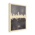 thumbnail image 2 of Michael Tompsett 'Austin Texas Skyline Gray' Canvas Art, 2 of 3