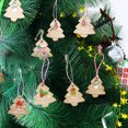 thumbnail image 3 of Paquete de 144 Etiquetas de Cuello de Navidad DIY Etiquetas Artesanías Decoraciones de boda Festival Año Nuevo Regalo Colgantes con cuerdas Inevent HA009757-00, 3 of 6