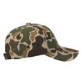 thumbnail image 3 of Outdoor Cap Woodland Camo Dad Hat – Unstructured Low Profile, Tuck Closure, One Size, 3 of 8