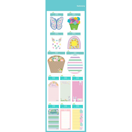 Way To Celebrate Easter Magnetic List Pad, Bunny Ears.