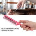 thumbnail image 3 of Peine Para Peinar el Cabello Diseño de Dientes de Peine de 3 Filas, Antideslizante, Levantamiento de Cabello Con Cola Puntiaguda, 4 colores Disponibles, Fácil de Cear Varios, 3 of 7