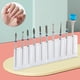 thumbnail image 3 of Juego de 10 piezas de lima de uñas, esmalte de uñas acrílico, gel para uñas, cabezal de pulido para pedicura Plata, 3 of 8