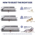 thumbnail image 4 of Cama ortopédica para perros WESTERN HOME 76 x 51 x 17 cm, mediana, 4 of 7