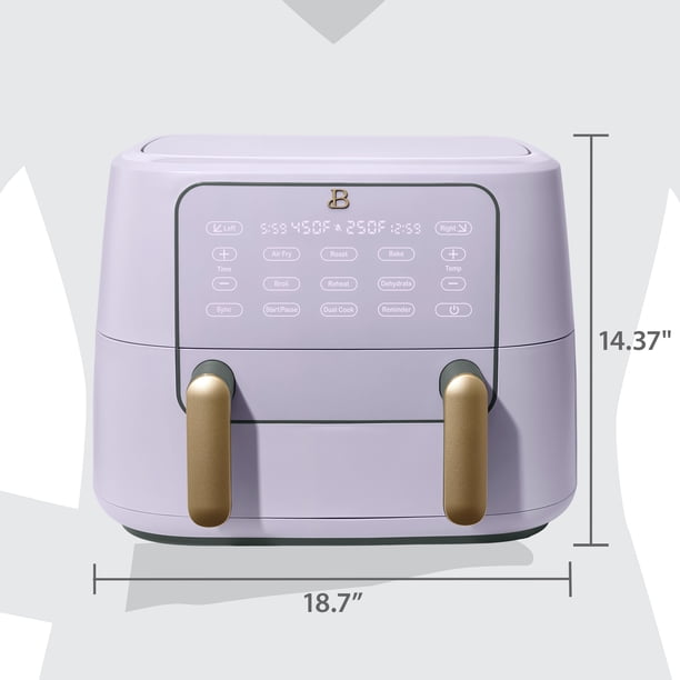 Lavender 9 Qt Air Fryer | Stainless air fryers for ecommerce