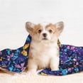 thumbnail image 2 of JUNZAN Waterproof Pet Blanket Dog Blankets, Butterflies Of The Starry Sky Pattern Printing Super Soft Warm,Urine Proof Washable Pet Blanket, 2 of 5