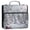 Snowy Winter Landscape, variant on Water-Resistant 3-Ring Binder Organizer with Multiple Pockets Zipper Binder Bag for Office Green Snowy Forest Scene