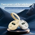 thumbnail image 5 of Invisible Mini Sleep Earbuds, 2 Pairs Wireless Bluetooth Earbuds with Long Battery, Hi-Fi Sound, Noise Reduction, Touch Control, Digital Display for Sports Office Sleep, Compatible All Smartphones, 5 of 11