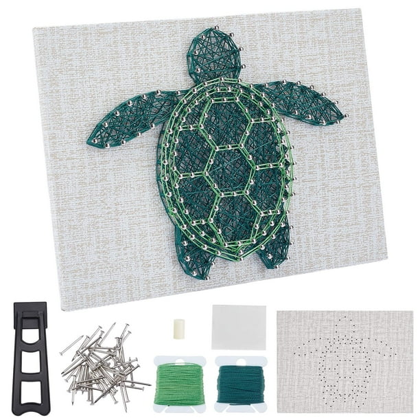 Kit de manualidades WEBEEDY 3D con forma de tortuga marina, kit de bricolaje
