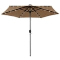 thumbnail image 3 of vidaXL Garden Parasol Anthracite Polyester fabric, aluminum pole, 3 of 3