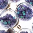 thumbnail image 3 of 10 Unidades 16 Mm Tiny Shiny Stars De La Bola De Cristal Colgante Fit Pendiente Del Pelo Accesorios De La Joyería DIY Craft púrpura Baoblaze encantos para la fabricación de joyas, 3 of 8