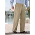 thumbnail image 6 of KingSize Men's Big & Tall Wrinkle-Free Double-Pleat Pant With Side-Elastic Waist, 6 of 6