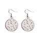 thumbnail image 1 of Azul lavanda Lazo Flor planta Pendientes pendientes de plata colgantes joyas señora Unbranded M, 1 of 3