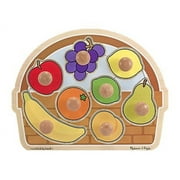 Melissa & Doug - Large Fruit Basket Jumbo Knob Puzzle - puzzle - 8 pieces
