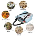 thumbnail image 7 of Kdxio Puppy Licks Nose Women Reusable Grocery Bags Foldable Ripstop,Reusable Shopping Bags for Shopping,Gym,Gift, 7 of 7