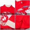 thumbnail image 5 of LittleSpring Kids Dress Coats for Little Girls Tang Jacket Chinese New Year Traditional Outerwear Clothing Red 5T, 5 of 6