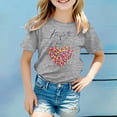 thumbnail image 2 of XDZJLR T-Shirts pour Filles Vêtements de Carnaval pour Enfants Imprimé Coloré Col Rond Manches Courtes 2-3 Ans, 2 of 4