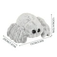 thumbnail image 2 of Spider Plush Toy - This Cute Spider Plush Animal Toy,is Perfect for Birthday Gifts,Carnival,and Valentine's Day Alone(Grey,5.9 Inch), 2 of 7