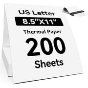 MFLABEL-200 Sheets A4 Thermal Printer Paper 8.5 X 11 Inch Continuous Folded Thermal Paper US Letter Size Quick-Dry