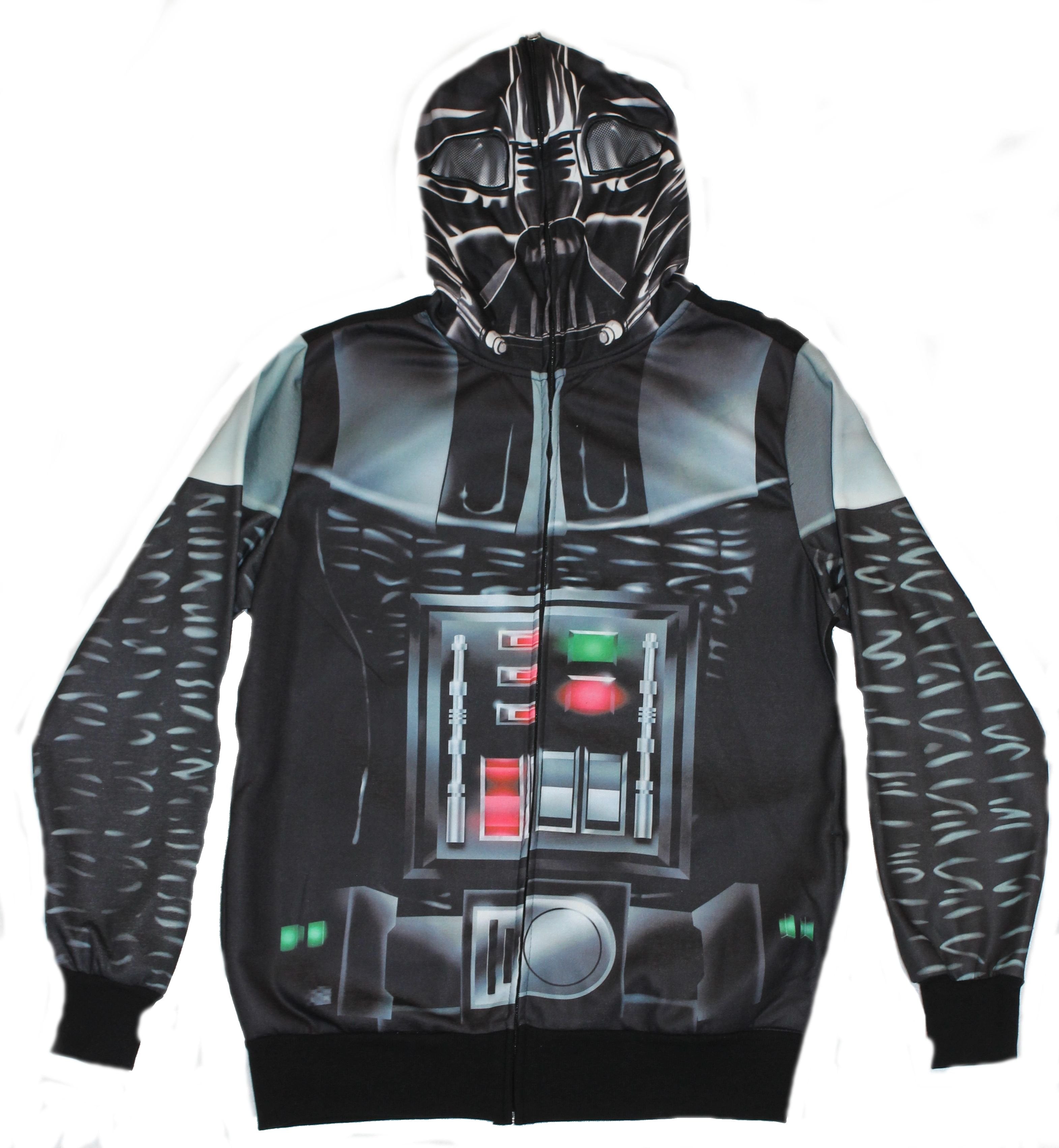 DARTH VADER Cosplay Luminous Coat Hoodie Winter Men Thicken Jacket Sweatshirts
