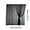 Black, variant on Outdoor Mosquito Netting Curtain, Sheer Curtain for Light Filtering, Privacy Screen Mesh for Patio, Gazebo, Pergola, Backyard