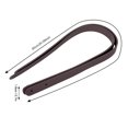 thumbnail image 4 of 2Pcs Handmade Leather Bag Handles, 65cm Leather Purse Handles with Rivets DIY Patchwork Luggage Accessories Purse Handles for Bag Making Bag Handle Strap, 4 of 8