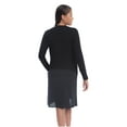 thumbnail image 1 of Gemsli Womens Modal Shell Slip à Manches Longues, 32, 37 Pouces Noir, 1 of 4