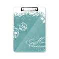 thumbnail image 1 of Christmas Snowflake Ball Festival Portapapeles Carpeta de escritura Placa de soporte A4, 1 of 4