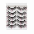 thumbnail image 4 of 26-27 3D Mink Eyelashes Colorful Mix Color Blue Red White False Eyelashes Fluffy Soft, 4 of 5