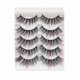 thumbnail image 4 of 26-27 3D Mink Eyelashes Colorful Mix Color Blue Red White False Eyelashes Fluffy Soft, 4 of 5