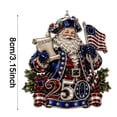 thumbnail image 3 of Patriotic 250th Anniversary Christmas Ornaments,250 Anniversary USA Merchandise,Metal Hanging Christmas Decorations,Stocking Stuffers,Commemorative Gifts for Mom Dad Friends Coworker(A), 3 of 6