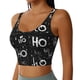 thumbnail image 2 of Balery Ho-Ho-Ho 2 Sujetadores deportivos con espalda cruzada para mujer, acolchados, sin costuras, de alto impacto, ideales para yoga, gimnasio, entrenamiento y fitness.-Medium, 2 of 8