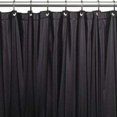 thumbnail image 2 of Black Magnetized Shower Curtain Liner Waterproof With Metal Rustproof Grommets, 2 of 3