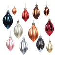 thumbnail image 2 of Decoración navideña, 12 piezas/juego, bolas irregulares de plástico, coloridas, para colgar en el árbol de Navidad, suministros para fiestas navideñas en el hogar, 2 of 5
