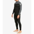 thumbnail image 4 of Quiksilver Men's Full Wetsuit 4/3mm Everyday Sessions GBS Back Zip Surf Suit (XXXL, Black/Gun Metal), 4 of 7