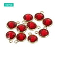 thumbnail image 3 of Unique Bargains Crystal Birthstone Charm, January Pendants Drop Bead Wine Red, for Jewelry Making, 10 Pack, 3 of 6