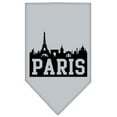 thumbnail image 4 of Pet and Dog Bandana Screen Printed, "Paris Skyline", 4 of 10