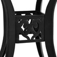 thumbnail image 3 of vidaXL Garden Table Black 78x78x72 cm Cast Aluminium, 3 of 4