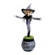 thumbnail image 2 of Juguete de bruja de Halloween,Juguete eléctrico giratorio de bruja de Halloween con sonido aterrador,Brujas animadas en macetas para decorar el hogar,Suministros de decoración de Halloween, 2 of 8