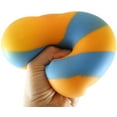 thumbnail image 3 of 1 Jumbo 4" Striped Doh Filled Stress Ball - Glob Balls - Squishy Gooey Squish Sensory Squeeze Balls (Random Color), 3 of 8