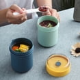 thumbnail image 2 of 500ml Portable Breakfast Cup with Lid Handle Spoon Sealed Lunch Box Container, 2 of 16