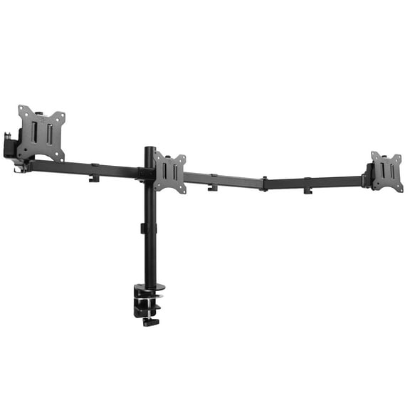 VIVO Heavy Duty Flush to Wall Triple Monitor Desk Mount, 3 Screens up to 27"