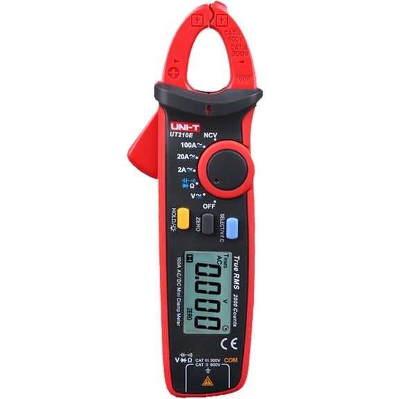 UNI-T Digital UT210E 100A 600V AC DC Clamp meter Multimeter True RMS VFC Diode