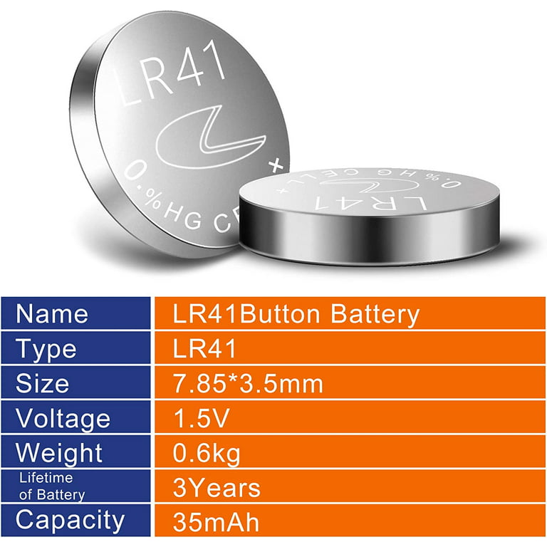 Combine 20Pcs LR44 AG13 + LR41 AG3 1.5V Alkaline Batteries Button Cell  Battery