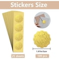 thumbnail image 5 of Self Adhesive Gold Foil Embossed Stickers Medal Decoration Sticker 5x5cm 4pcs/sheet Hummingbird, 5 of 8