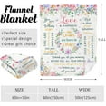 thumbnail image 2 of Grandma Birthday Gifts Blanket 60"x50", Birthday Gifts for Grandma, Gifts for Grandma Birthday Unique, Nana Mimi Gigi Granny Grandma Gifts for Birthday, Birthday Gift for Grandma, 2 of 6