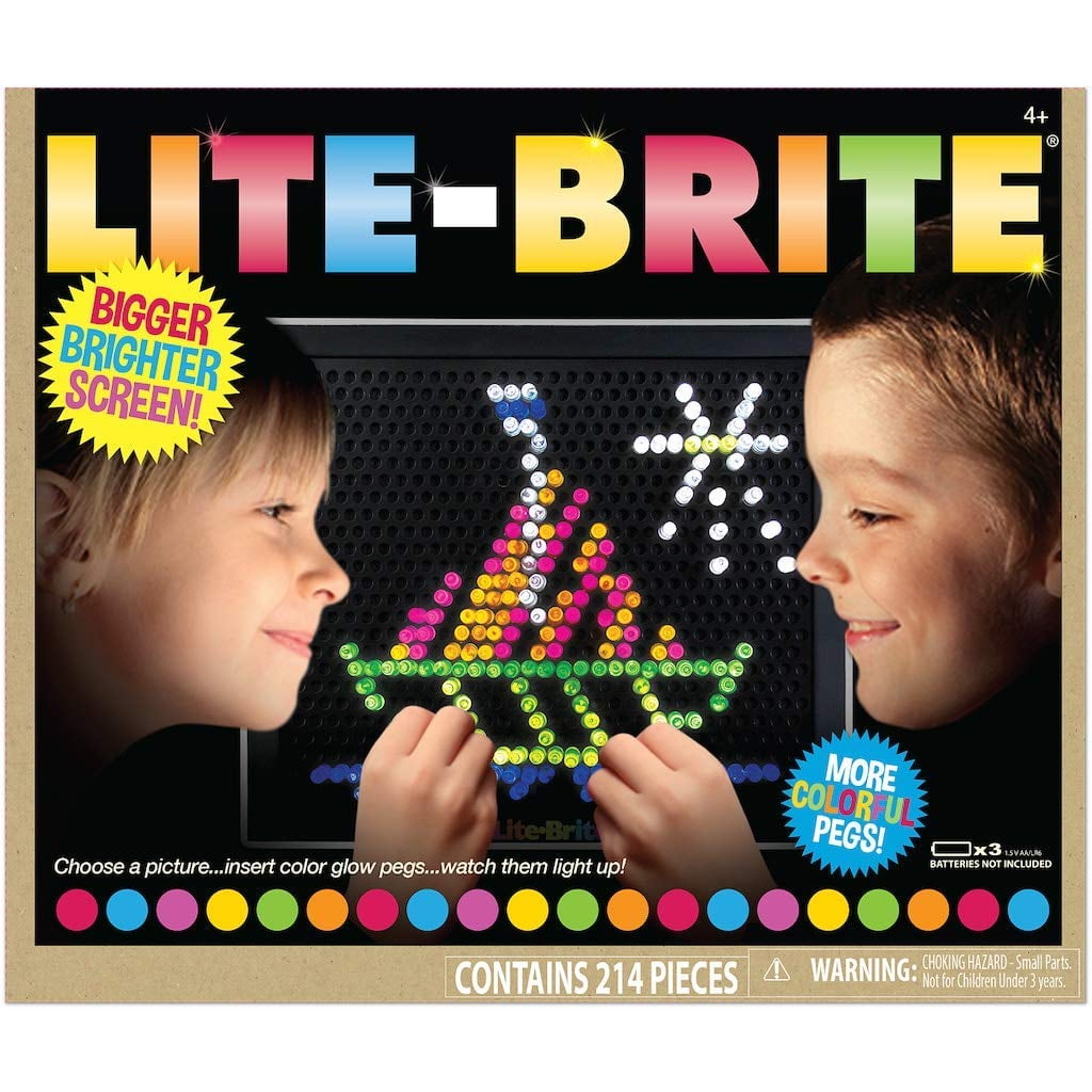 Basic Fun Lite-Brite Ultimate Classic Retro Toy, Gift for Girls and Boys,  Ages 4+